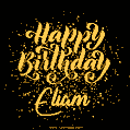 Happy Birthday Card for Eliam - Download GIF and Send for Free