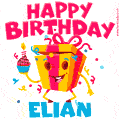 Funny Happy Birthday Elian GIF