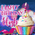 Happy Birthday Eligh - Lovely Animated GIF