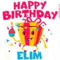 Funny Happy Birthday Elim GIF