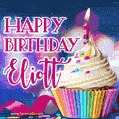 Happy Birthday Eliott - Lovely Animated GIF