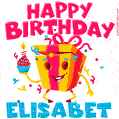 Funny Happy Birthday Elisabet GIF