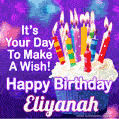 It's Your Day To Make A Wish! Happy Birthday Eliyanah!
