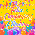 Feliz Cumpleaños Ellianna (GIF)