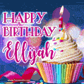 Happy Birthday Ellijah - Lovely Animated GIF
