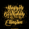 Happy Birthday Card for Ellington - Download GIF and Send for Free