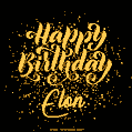 Happy Birthday Card for Elon - Download GIF and Send for Free