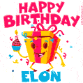 Funny Happy Birthday Elon GIF