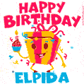 Funny Happy Birthday Elpida GIF