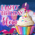 Happy Birthday Elvin - Lovely Animated GIF