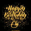Happy Birthday Card for Ely - Download GIF and Send for Free