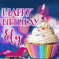 Happy Birthday Ely - Lovely Animated GIF