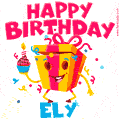 Funny Happy Birthday Ely GIF