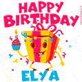 Funny Happy Birthday Elya GIF