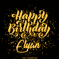 Happy Birthday Card for Elyan - Download GIF and Send for Free