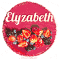 Happy Birthday Cake with Name Elyzabeth - Free Download