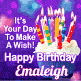 It's Your Day To Make A Wish! Happy Birthday Emaleigh!