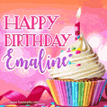 Happy Birthday Emaline - Lovely Animated GIF