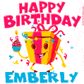Funny Happy Birthday Emberly GIF