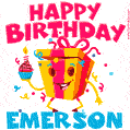 Funny Happy Birthday Emerson GIF