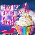 Happy Birthday Emet - Lovely Animated GIF