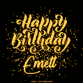 Happy Birthday Card for Emett - Download GIF and Send for Free