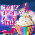 Happy Birthday Emil - Lovely Animated GIF