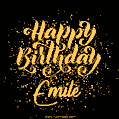 Happy Birthday Card for Emile - Download GIF and Send for Free