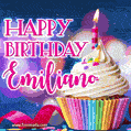 Happy Birthday Emiliano - Lovely Animated GIF