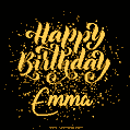 Happy Birthday Card for Emma - Download GIF and Send for Free