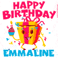 Funny Happy Birthday Emmaline GIF