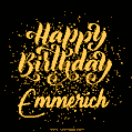 Happy Birthday Card for Emmerich - Download GIF and Send for Free