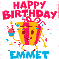 Funny Happy Birthday Emmet GIF