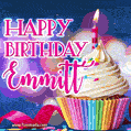 Happy Birthday Emmitt - Lovely Animated GIF