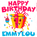 Funny Happy Birthday Emmylou GIF