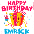 Funny Happy Birthday Emrick GIF