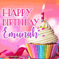 Happy Birthday Emunah - Lovely Animated GIF