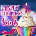 Happy Birthday Ennis - Lovely Animated GIF