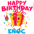 Funny Happy Birthday Enoc GIF