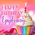 Happy Birthday Epiphany - Lovely Animated GIF