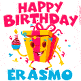 Funny Happy Birthday Erasmo GIF