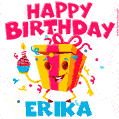 Funny Happy Birthday Erika GIF