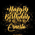 Happy Birthday Card for Ernesto - Download GIF and Send for Free