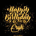 Happy Birthday Card for Eryk - Download GIF and Send for Free