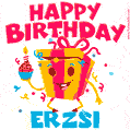 Funny Happy Birthday Erzsi GIF