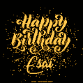 Happy Birthday Card for Esai - Download GIF and Send for Free