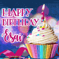 Happy Birthday Esai - Lovely Animated GIF