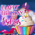 Happy Birthday Esdras - Lovely Animated GIF