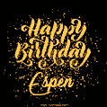 Happy Birthday Card for Espen - Download GIF and Send for Free