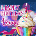 Happy Birthday Evaan - Lovely Animated GIF